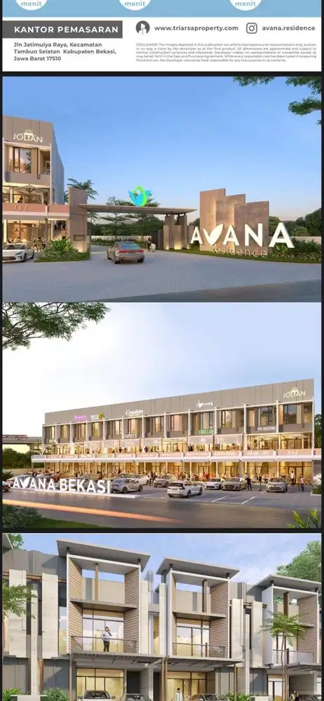 Dijual Rumah Avana residence Bekasi timur