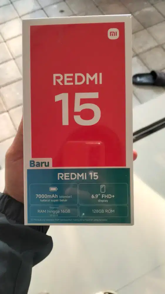 Xiaomi redmi 15 (8/128) new spesial promo