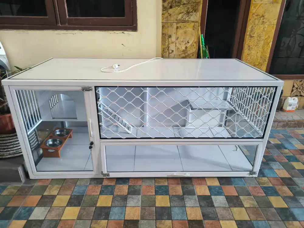 Jual kandang kucing full aluminium @ 1,7 jt..