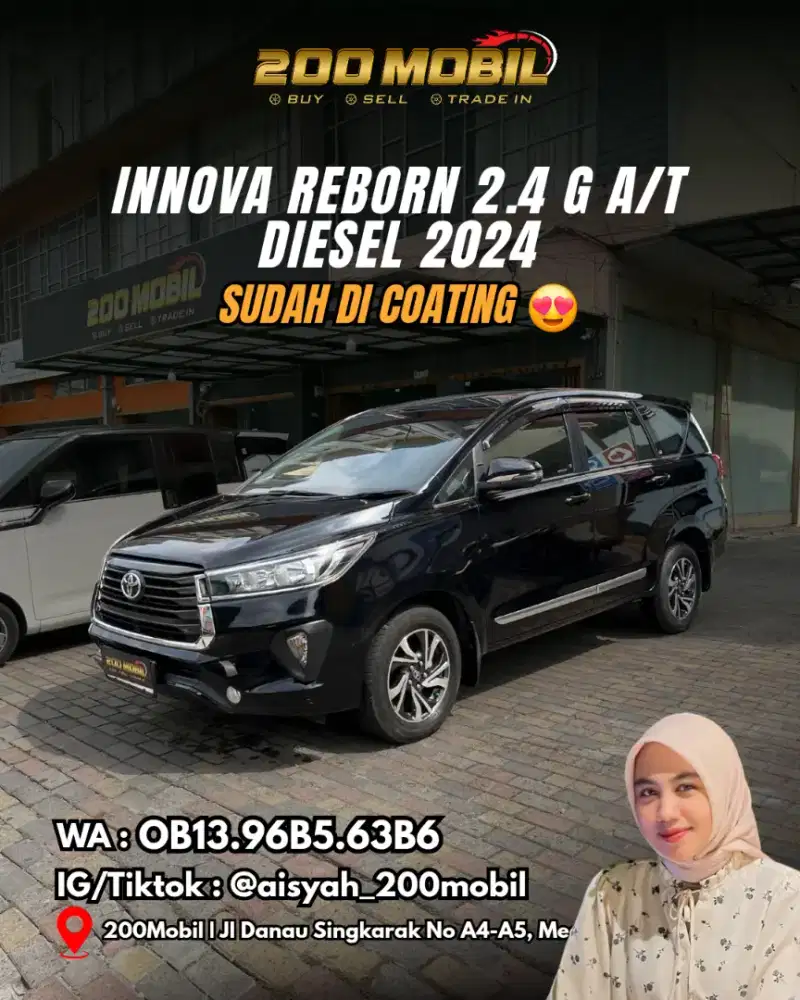 Toyota Innova Reborn 2.4 G A/T 2024 Diesel