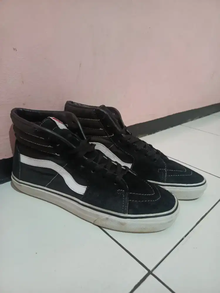 Vans Sk8 hi Black White