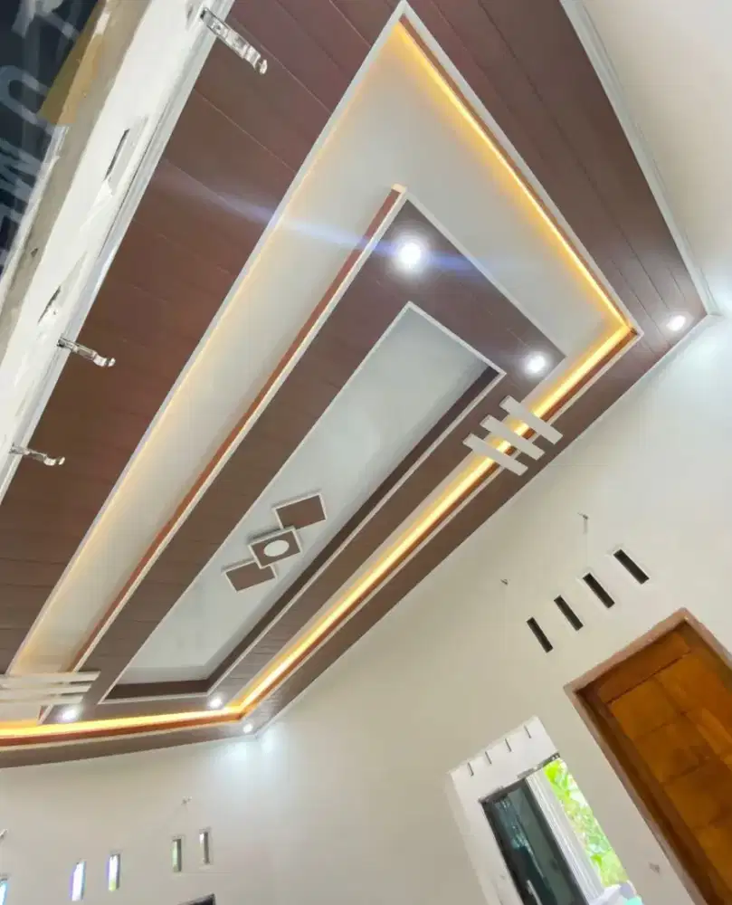 Terpasang plafon pvc glossy