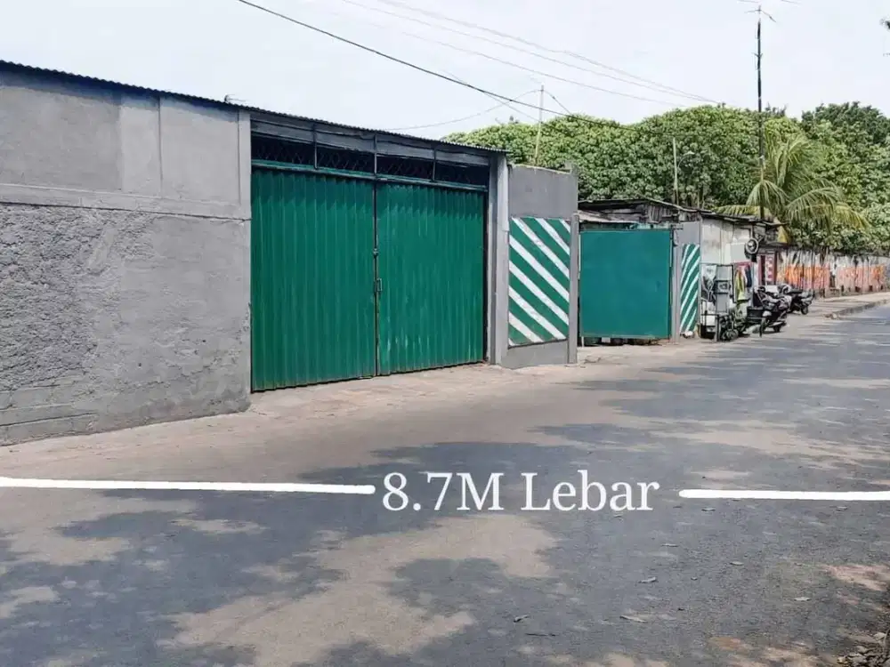 Dijual Kavling Bonus Gudang Hook di Kapuk Cengkareng Jakarta Barat LT 1.260 M² Dekat Pik & Tol