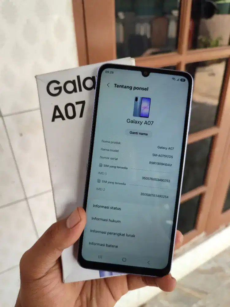 Jual HP Samsung a07 ram 4+4/64