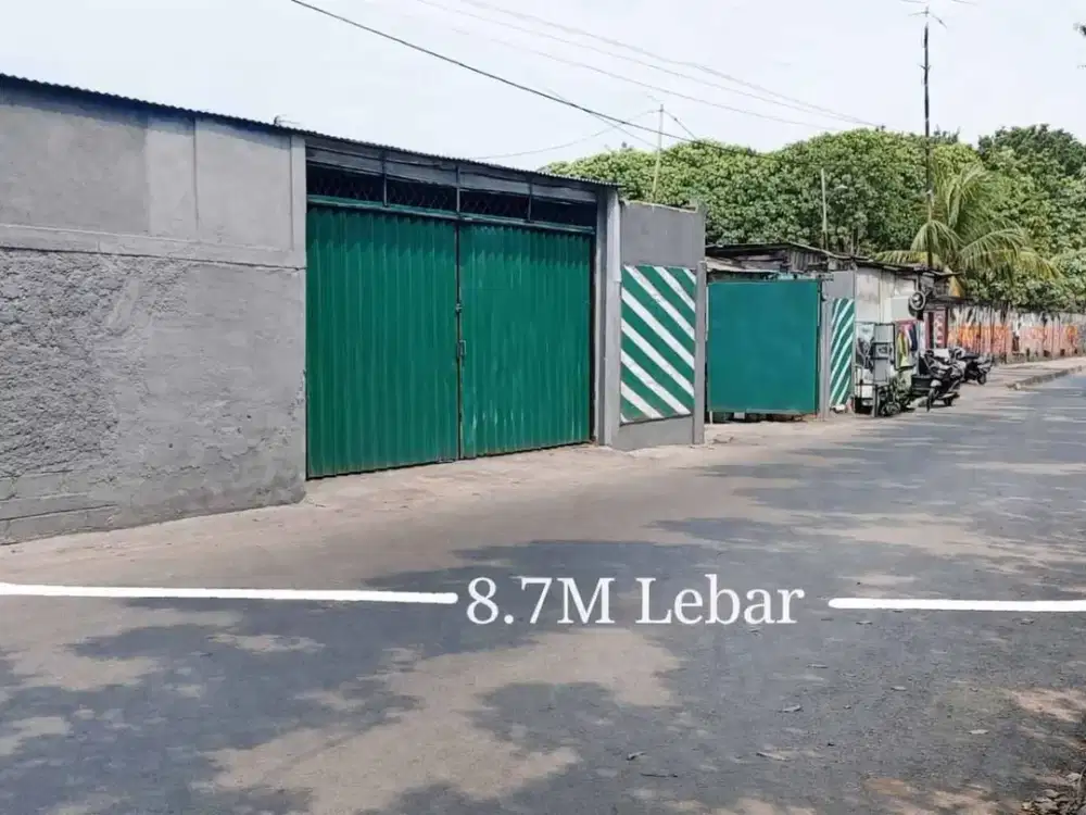 Dijual Kavling Bonus Gudang Hook di Kapuk Cengkareng Jakarta Barat LT 1.260 M² Dekat Pik & Tol