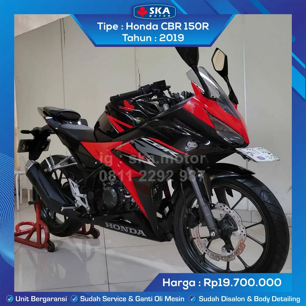 CBR150R Tahun 2019 KM Rendah