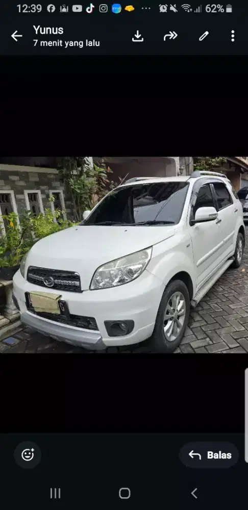 Di Jual cepat mobil dahaitsu terios tx th 2012