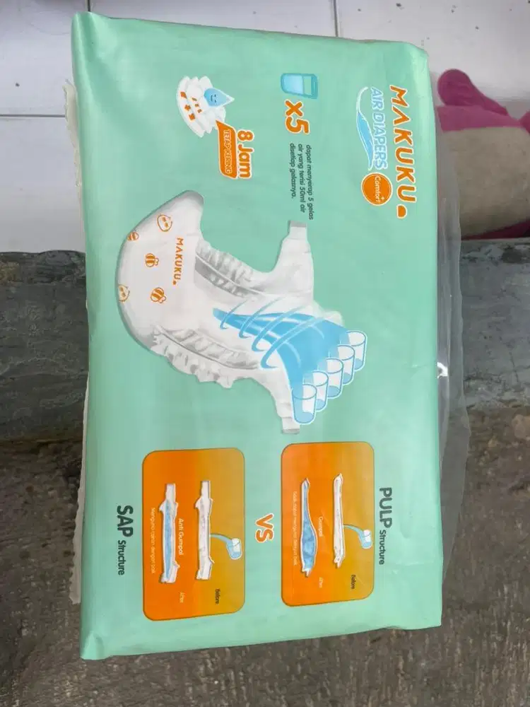 Pempes bayi ukuran s type celana