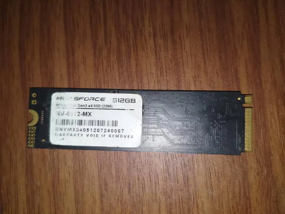 SSD Midasforce 512GB PCIe Gen 3 M.2 NVMe 2280