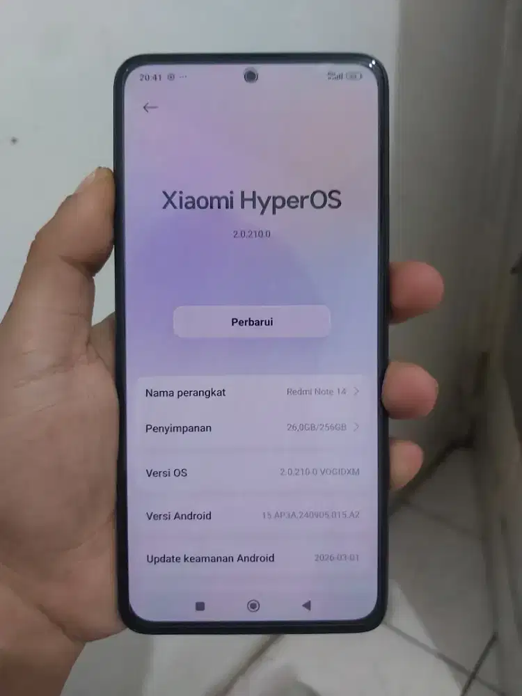 Remdi Note 14 8/256 HP Dan Casan Ori