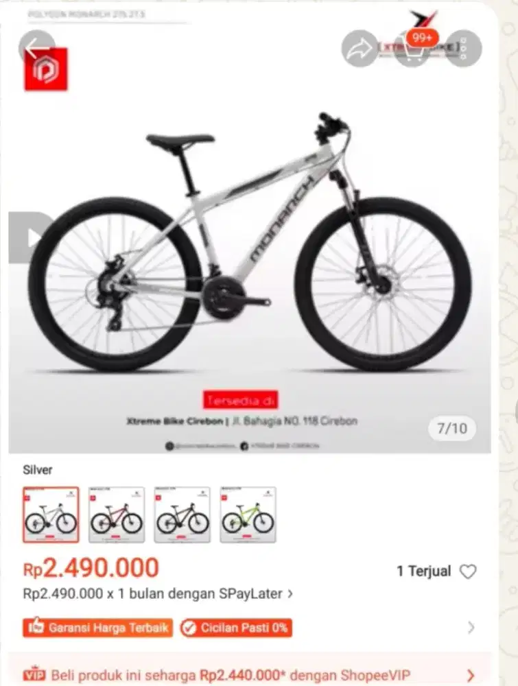 Bismillah dijual sepeda masih baru