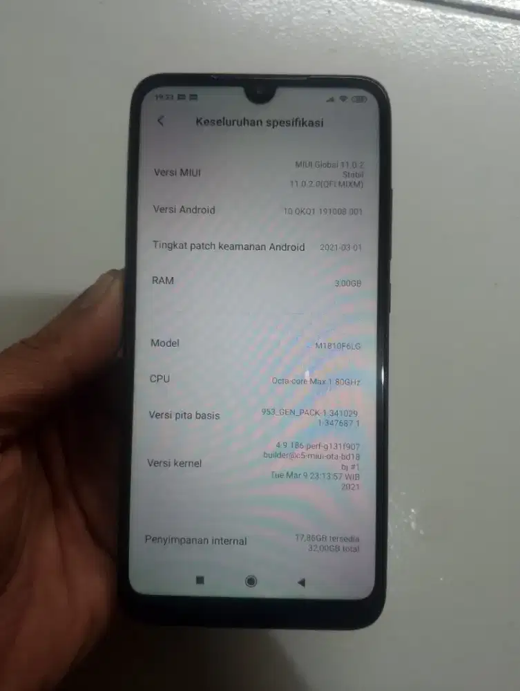 XIAOMI REDMI 7 4G ORIAN SIAP PAKAI