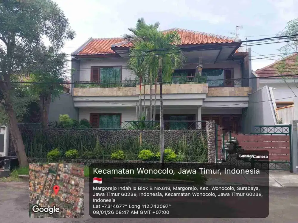 Dijual via lelang rumah Margorejo Indah IX/Blok B-619, Kel. Margorejo, Kec. Wonocolo, Surabaya