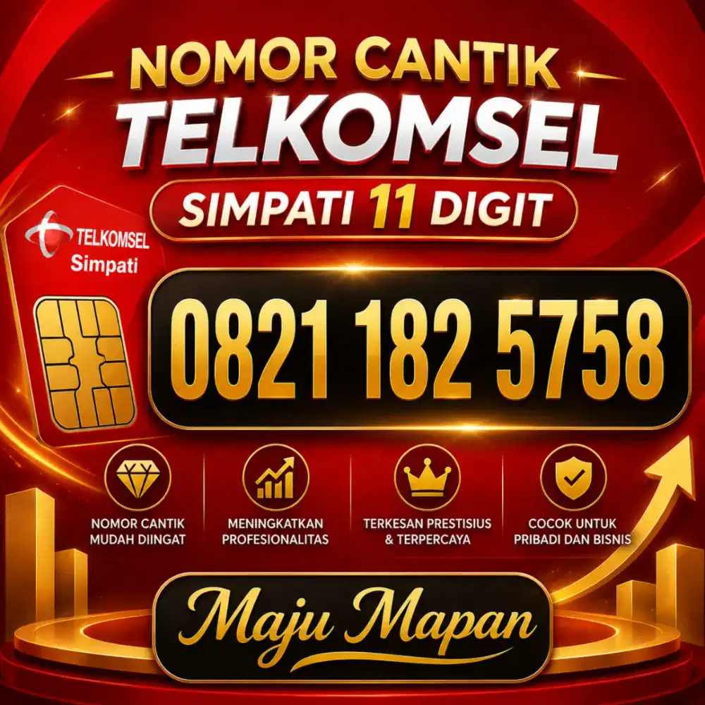 Nomor cantik telkomsel simpati 11 digit 5758