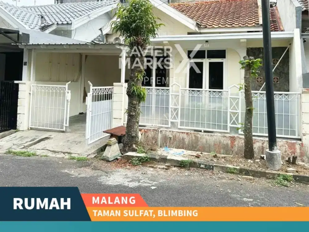 Dijual Rumah Lokasi Terfavorit di Taman Sulfat Malang