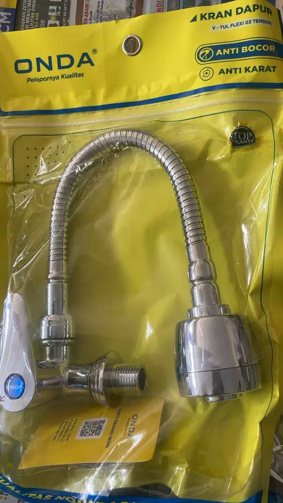 Kran dapur ONDA V-Tul Fleksi 02 Tembok 1/2