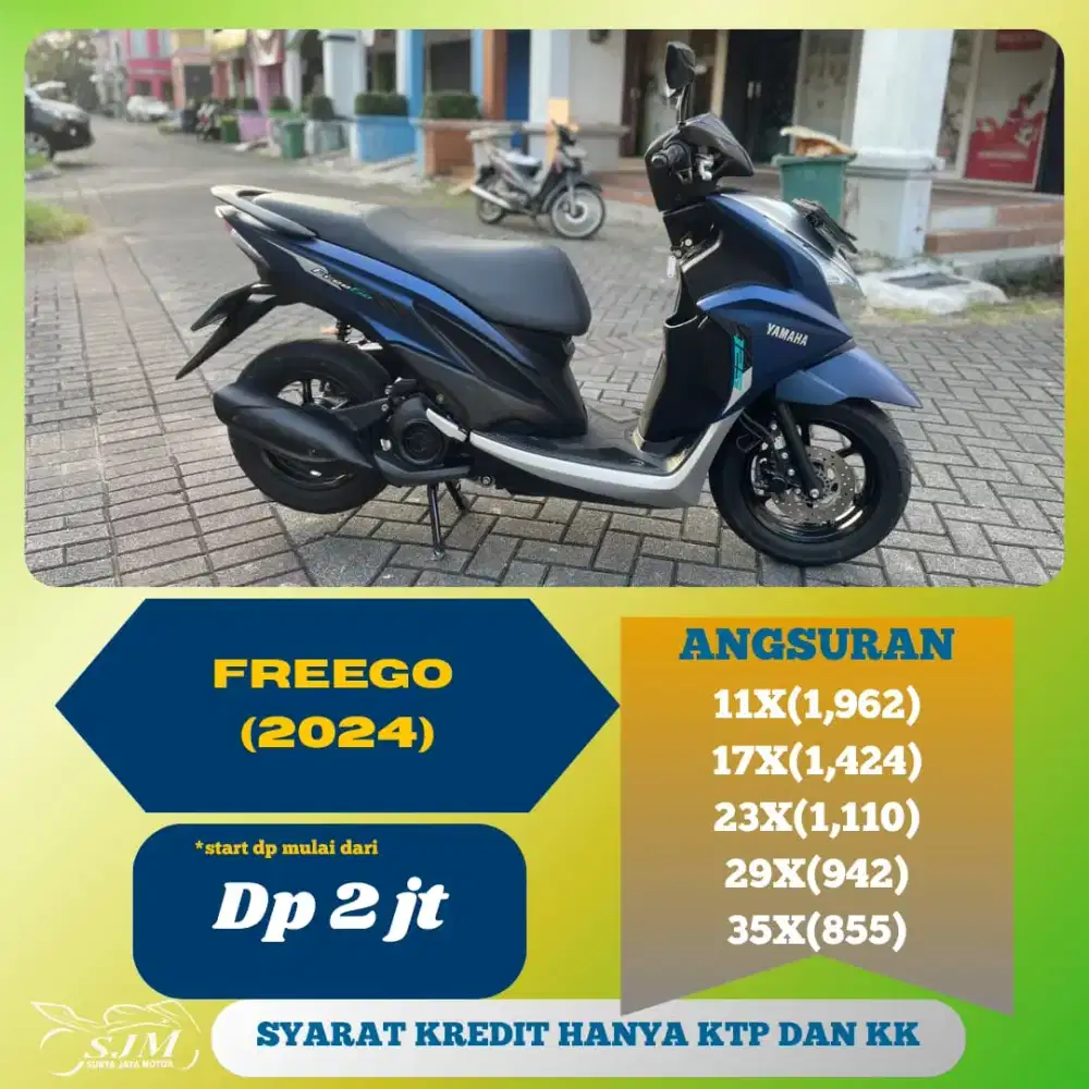 YAMAHA FREEGO 2024 SIAP PAKAI