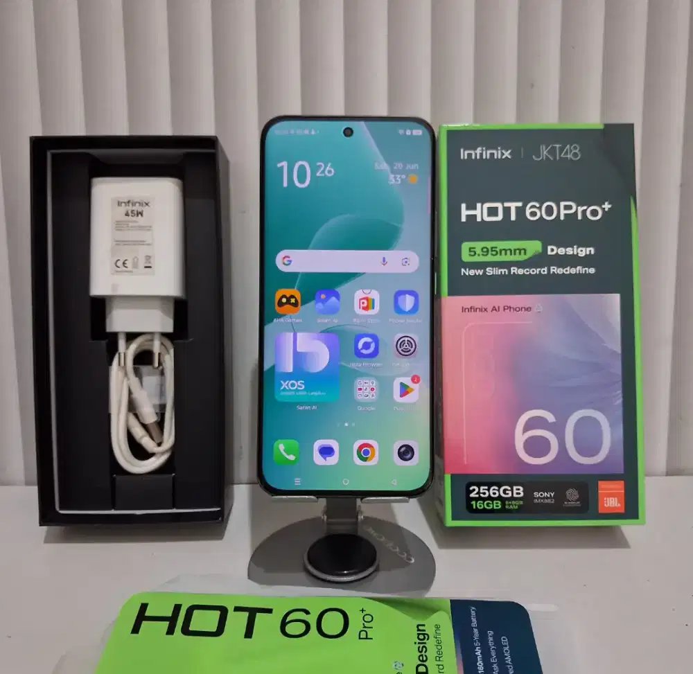 Infinix hot 60 pro plus ram 8/256 gb garansi on