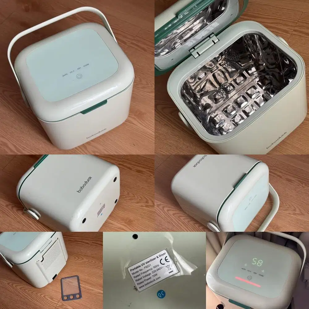 Boboduck mini UV sterilizer digital touch panel