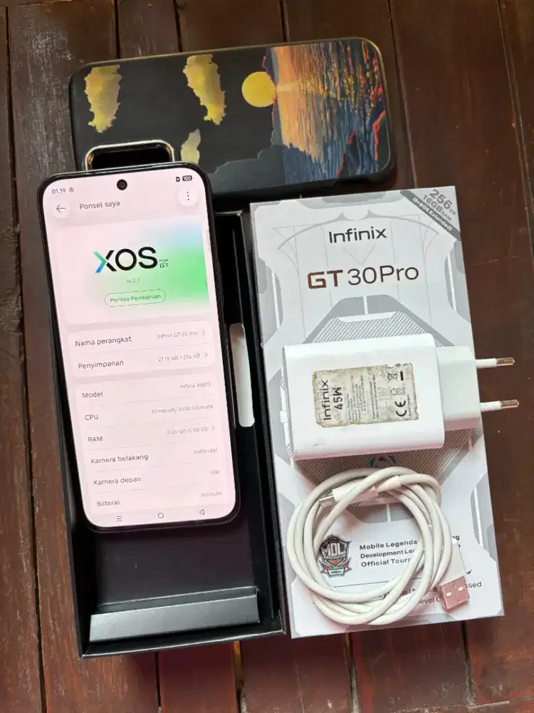 Infinix gt 30 pro 8/256 fullset ori mulus