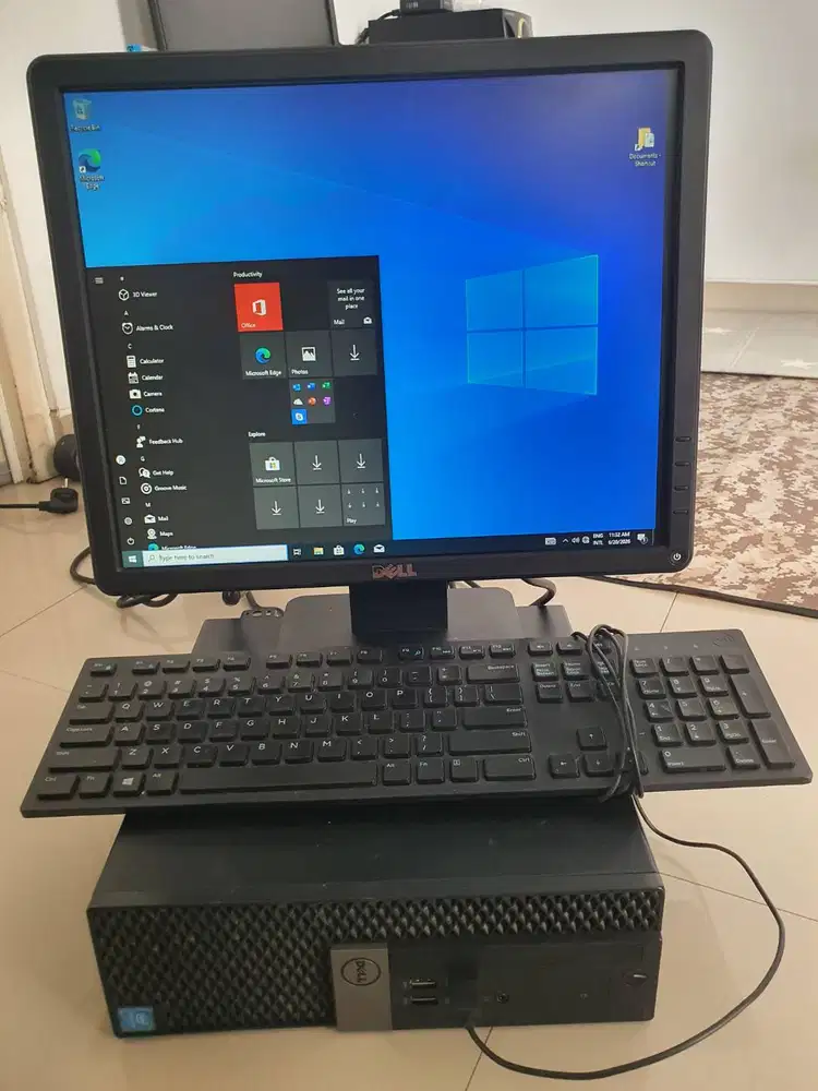 Pc dell optiplex 5040 fullset monitor DELL ORI. Mulus