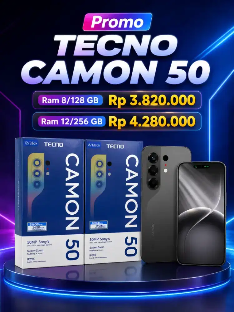 Tecno Camon 50 Baru Murah