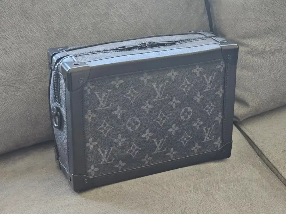 Louis Vuitton Soft Trunk Monogram Eclipse Canvas