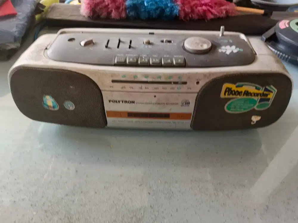 radio tape compo vintage merek Polytron, model Grand Compo PSC 123C.