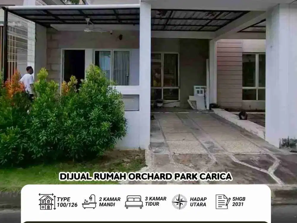 Dijual rumah Orchard park carica batam center