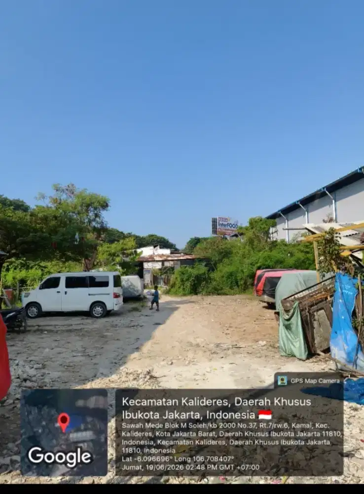 Di jual Tanah seluas : 1532 M dekat jalan raya