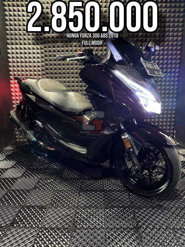 HONDA FORZA 250 UP 300 CC ABS 2018 FULL MODIF PAJAK ON RAWATAN SUPERB