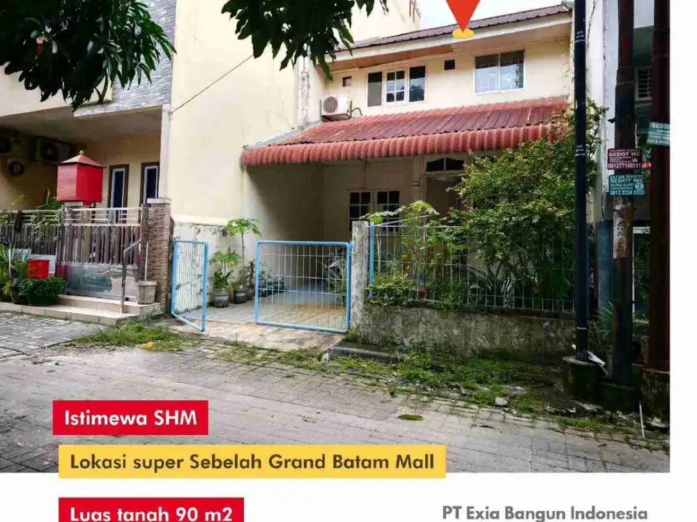 DIJUAL rumah 2 lantai 120 M2 Baloi Impian sebelah Grand Batam mall lokasi emas harga Hemat