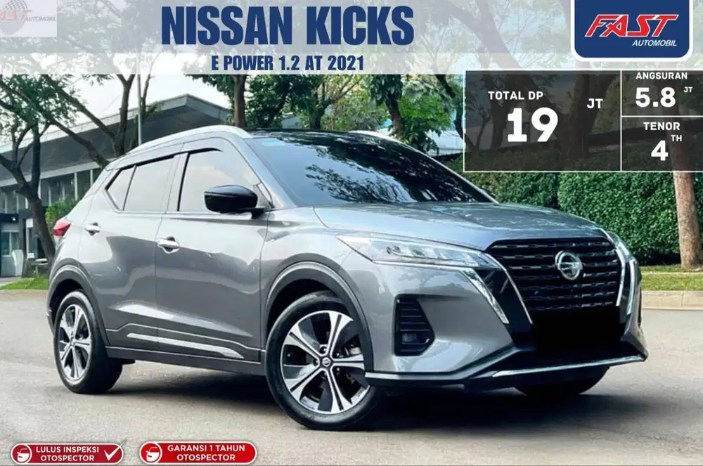 LOW KM PAJAK PNJG NISSAN KICKS 2021 E POWER HYBRID 1.2 METIK
