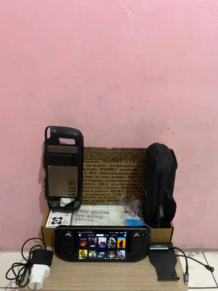 Steam deck Lcd upgrade SSD 1tb fullset plus Dock hagibis