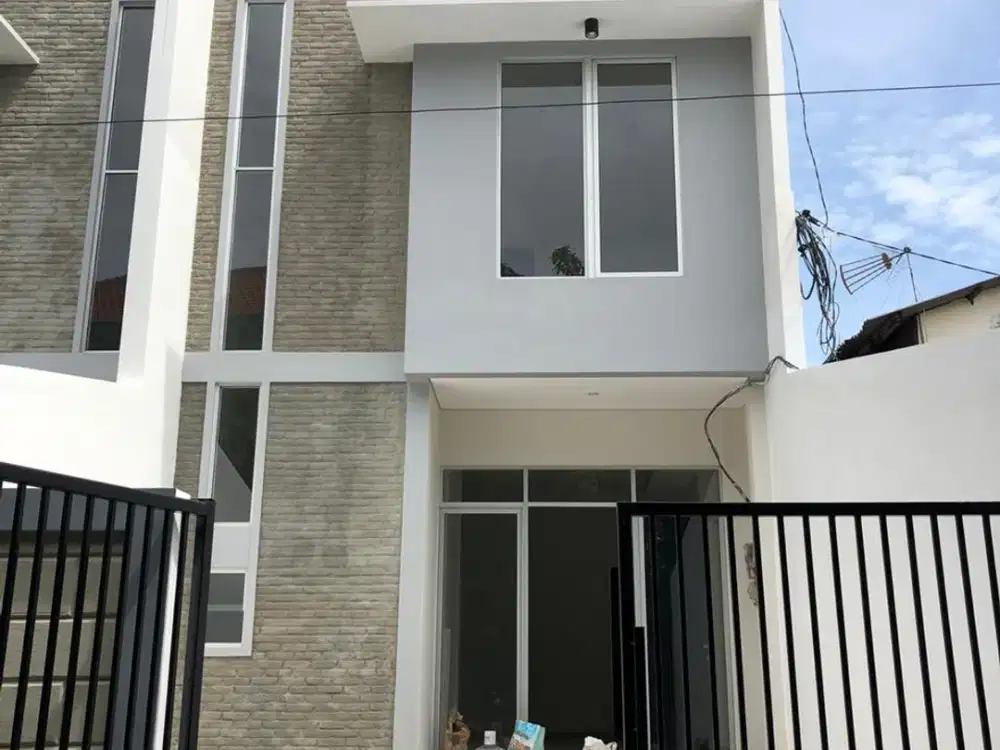 Rumah Tropodo Indah, Minimalis, baru gress 2 unit jejer, granite, galvalum