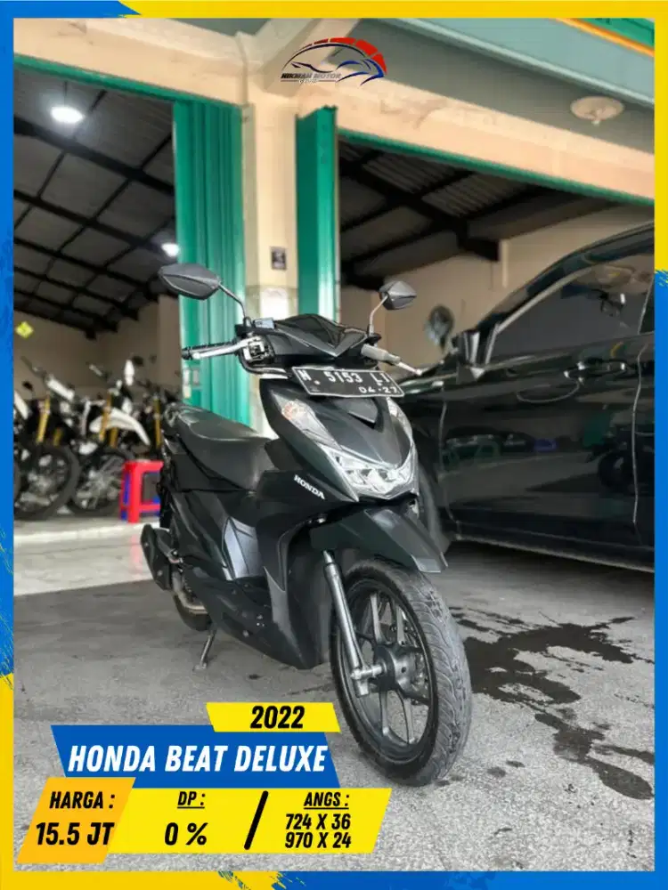 HONDA BEAT DELUXE 2022 MONGGO READY MASZEHH HIKMAH MOTOR KEPUH MALANG