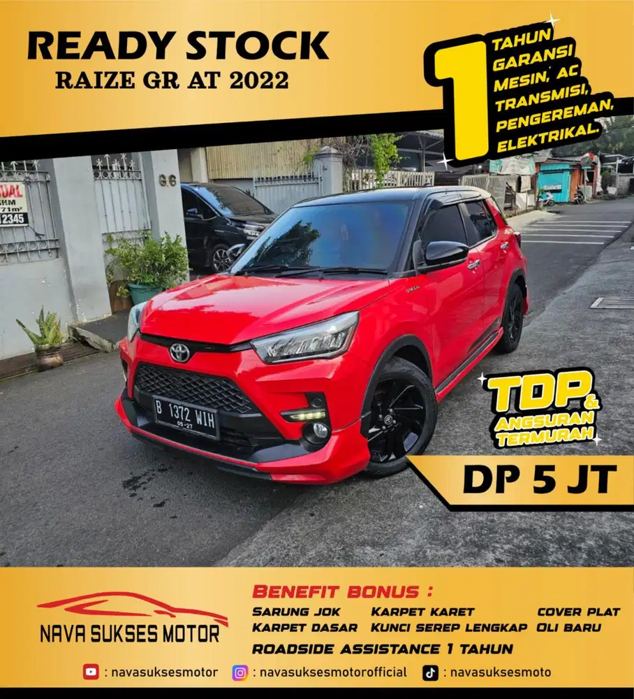TDP 5 JUTA - RAIZE GR 2022