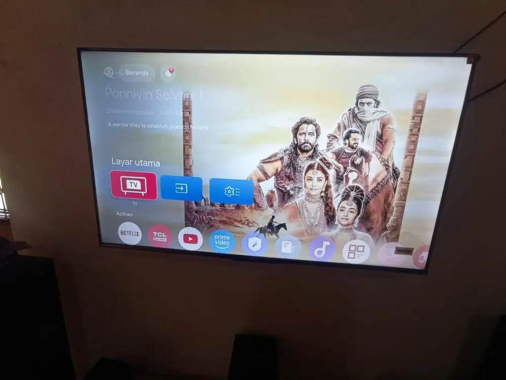 TCL 43inc pemakaian 3 bulan (NEGO)
