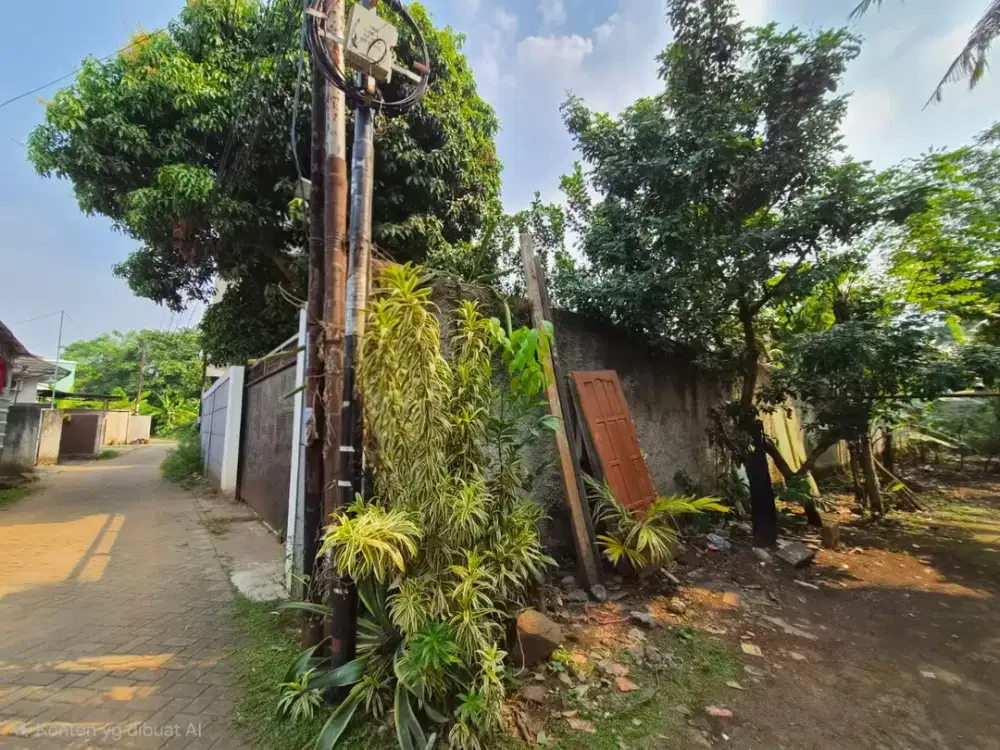 Dijual tanah rapih siap bangun dipagar tembok keliling strategis shm