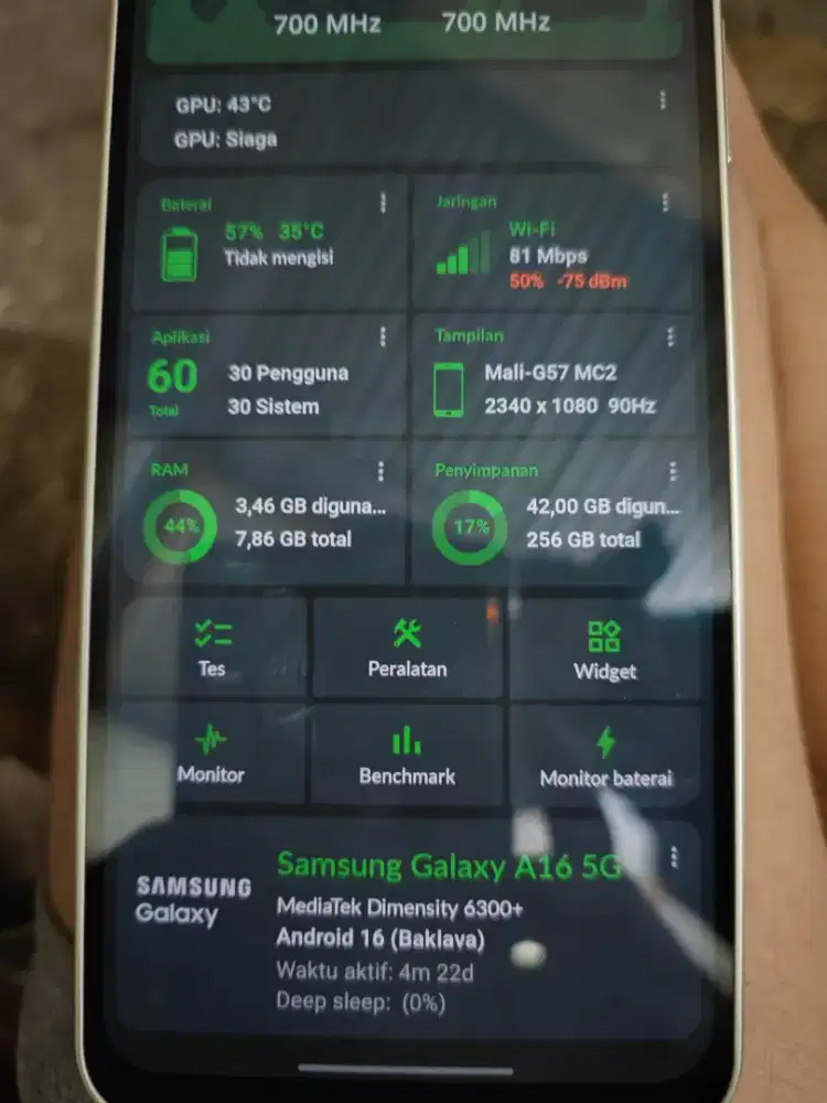 Smartphone SAMSUNG A16 5G 8/258 gb ready kirim cod