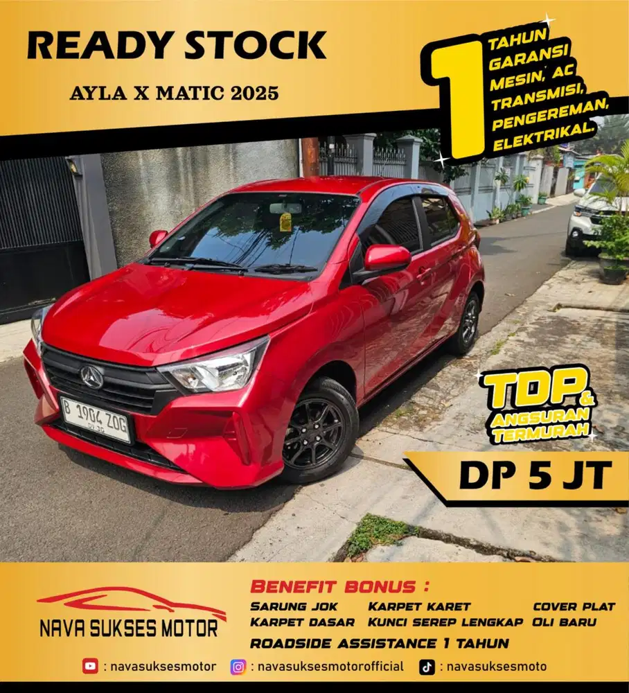 TDP 5 JUTA - AYLA X 2025 AT