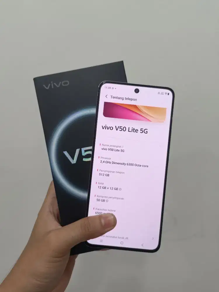 Vivo v50 Lite 5G 12/512 fullset
