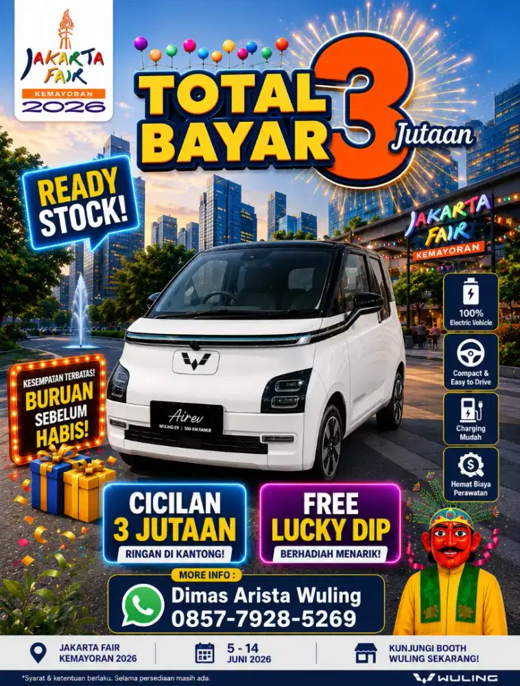 Dp mulai dari 3 jutaan bisa bawa pulang mobil