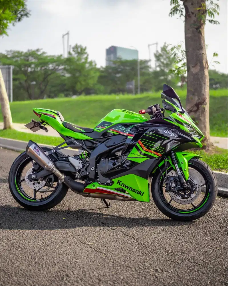 Kawasaki ZX4RR ZX4 RR ZX 25 2023 Hijau Knalpot Yoshimura