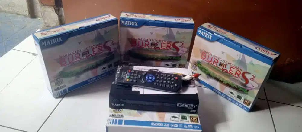 receiver STB matrix burger S2 Baru