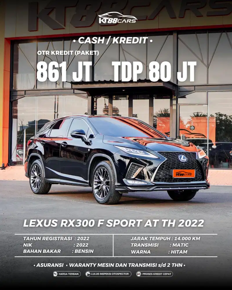 LEXUS R300 FSport Tahun 2022