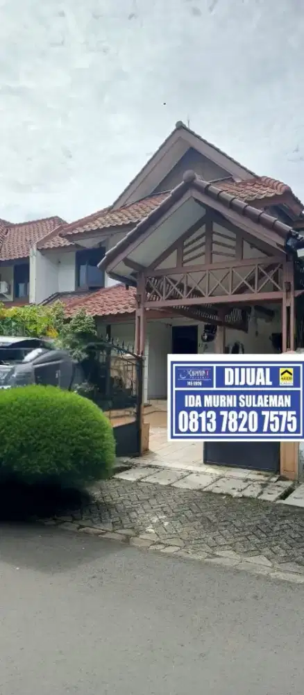 Rumah Lama Hijau Nyaman Bebas Banjir Giriloka BSD