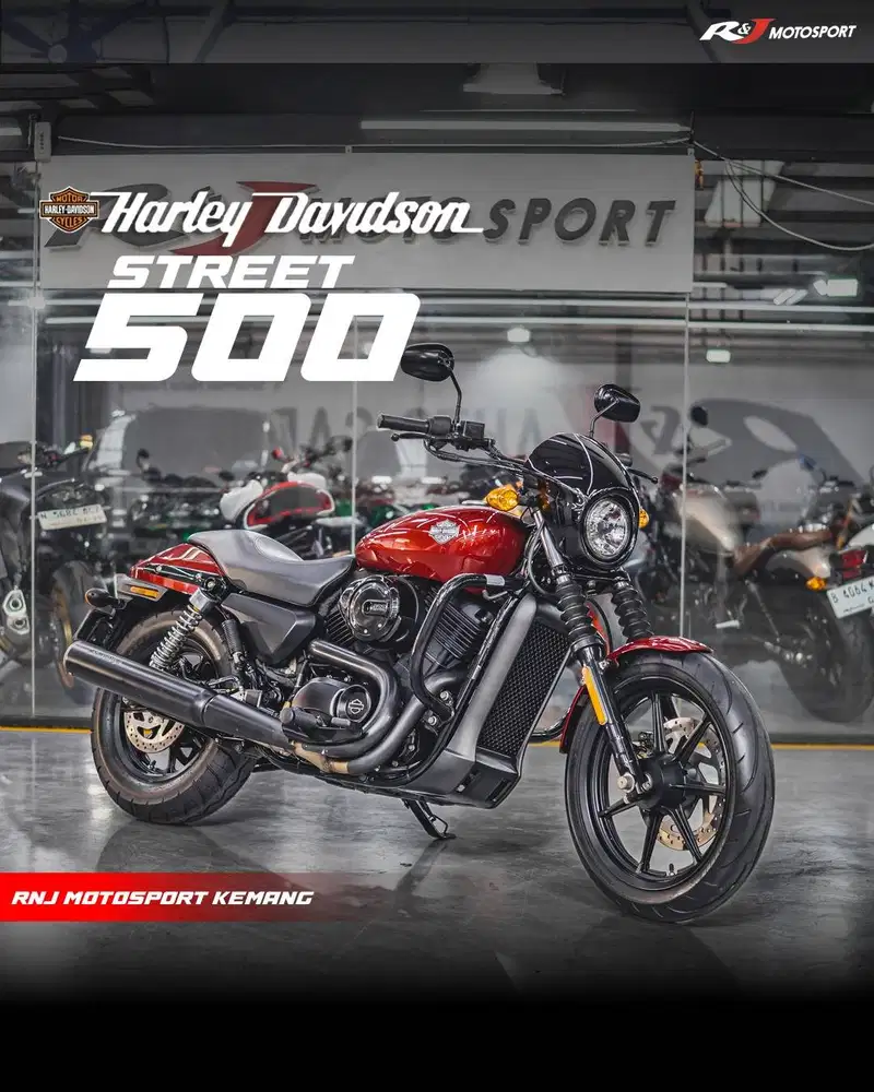 Harley Davidson Street 500 2015 odo 3.000 KM Knalpot Scream eagle