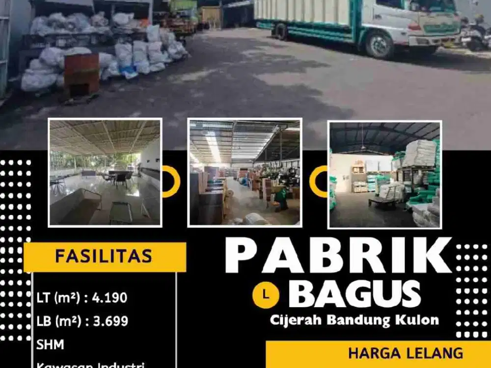 jual pabrik melalui lelang