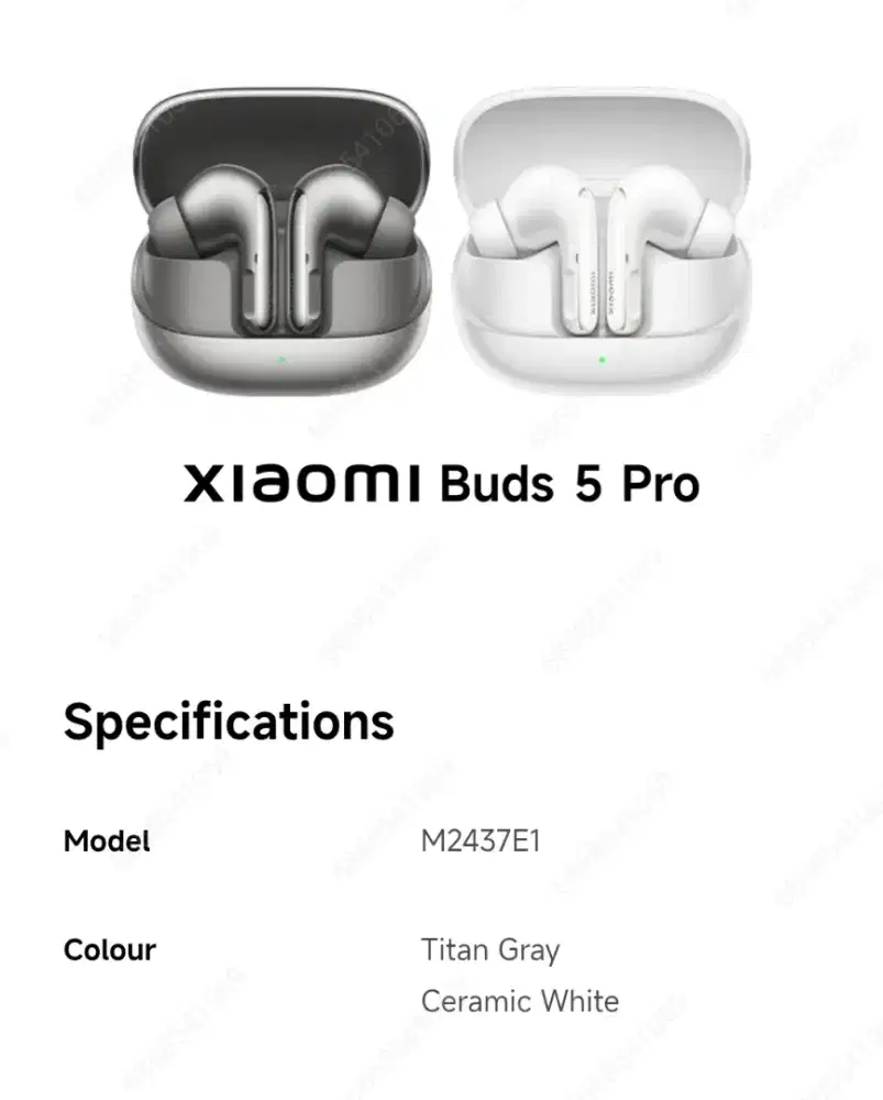 Xiaomi buds 5pro